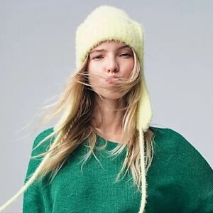 Free People Timber Fuzzy Knit Trapper Hat